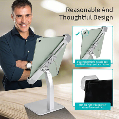 Abschließbarer Tablet Stand für iPad & Co. (9-14 Zoll)