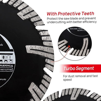 Diamant-Trennscheibe 180mm Turbo für Granit & Beton