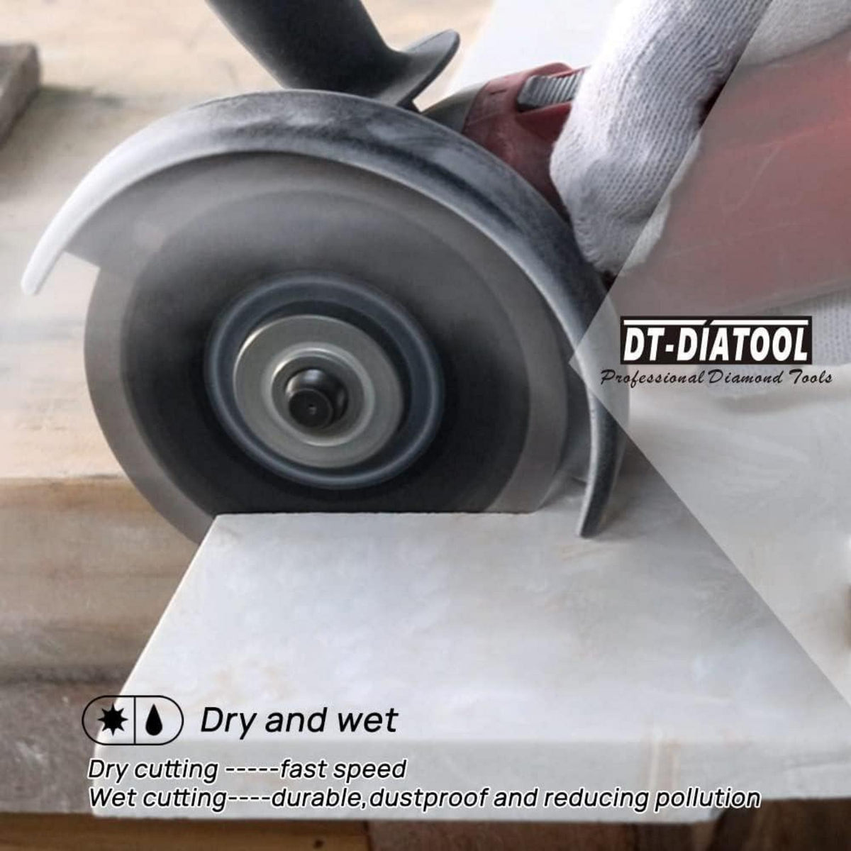 Diamant-Trennscheibe 180mm Turbo für Granit & Beton