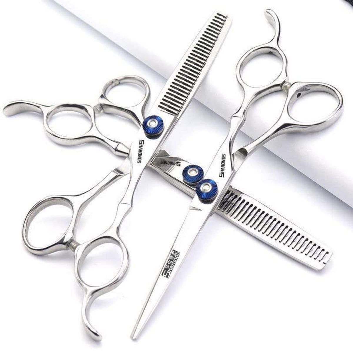 6/7 Zoll Haarschneideschere Set – 440C Stahl Profi Schere