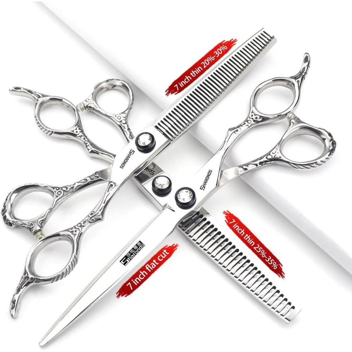 Professionelles Friseurschere-Set (7 Zoll, 3-teilig)