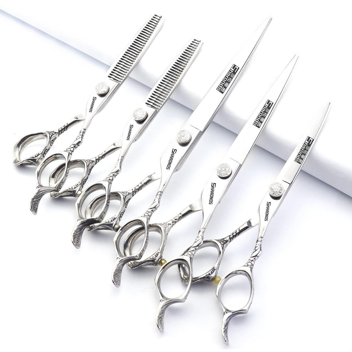 Professionelle Friseurschere 5-teilig – Superscharf & Ergonomisch