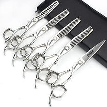 Professionelle Haarschere 6/6.5 Zoll – Friseur Effilierschere 5er Set