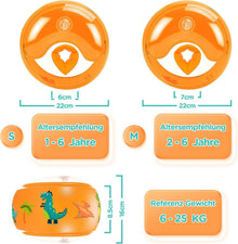 Schwimmflügel Kinder 1-6 Jahre Schwimmhilfe Baby PVC 3
