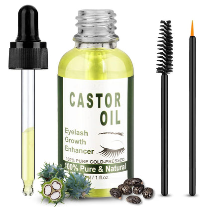 Rizinusöl Haare 100% Bio Haaröl für Haarwachstum 30ml