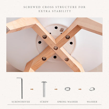Esszimmerstühle 4er Set Weiß | Skandinavisches Design & Komfort