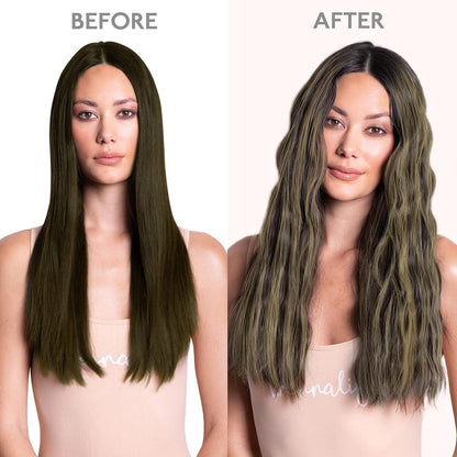 Clip In Echthaar Extensions Balayage Schwarz-Blond 35cm