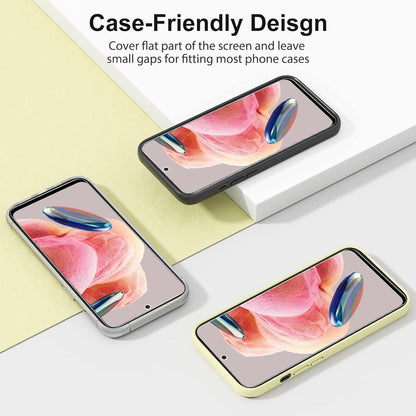 2x Panzerglas Schutzfolie für Xiaomi Redmi Note 12 4G/5G und Poco X5 5G 6,67 Zoll HD Display Anti-Kratzen 9H Härte