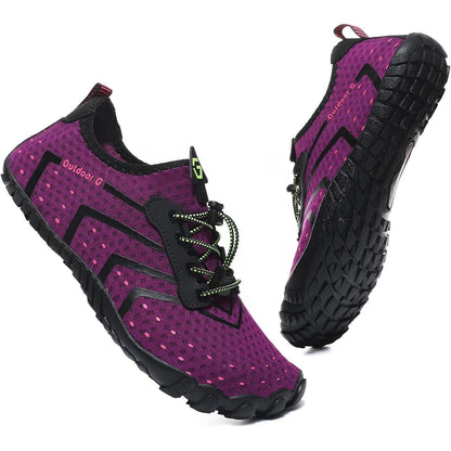 Wasserschuhe Damen Herren Schnelltrocknend Lila 36-46