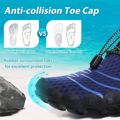 Wasserschuhe Damen Herren Schnell Trocknend Blau 36-46
