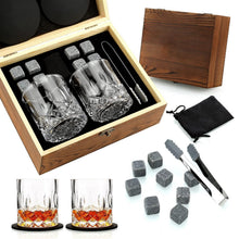 Whisky Geschenkset mit Gläsern & Steinen – Luxus für Männer
