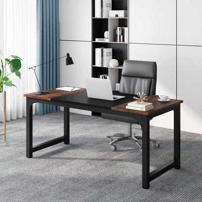 Großer Schreibtisch 160x80cm – Rustikaler Bürotisch für Home Office