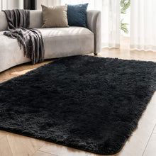 Shaggy Hochflor Teppich Antirutsch Waschbarer Modernes Design