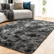 Hochflor Teppich Weicher Wohnzimmer Antirutsch Groß Shaggy Waschbar