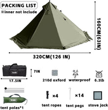 Top Lander Zelt 1 Personen Polyester Ultraleicht