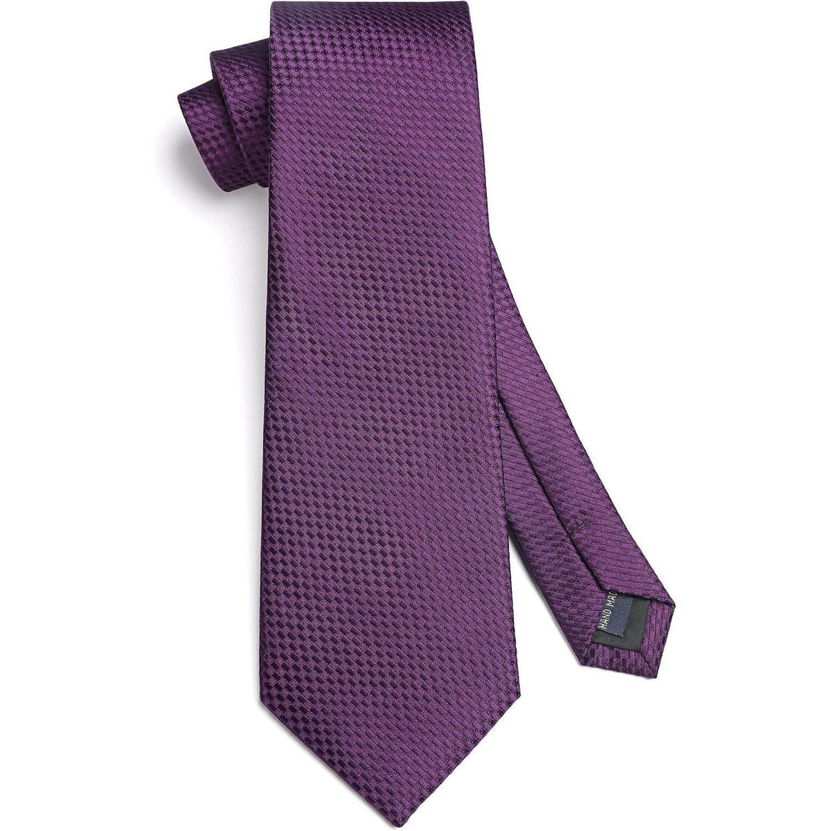 Krawatten-Set Herren Lila Elegant mit Einstecktuch