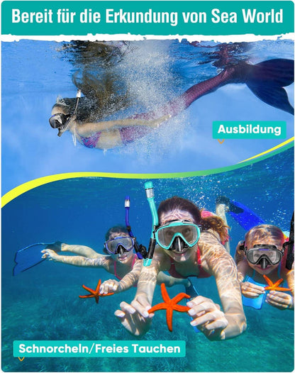 Schnorchelset Erwachsene Taucherbrille für Schnorcheln Schwimmen