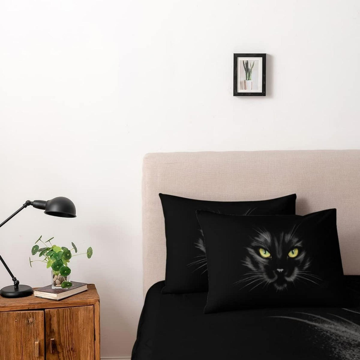 3D Katzen Bettwäsche Set 135x200, Flauschig & Weich