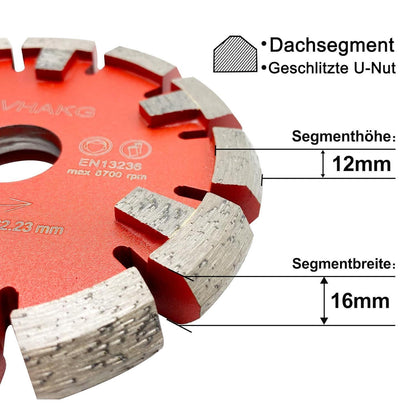 Diamant-Trennscheibe für Estrich & Beton, 130mm