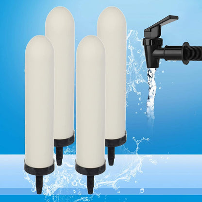 Keramikfilter für Wasserfilter – 4er Set mit Aktivkohle