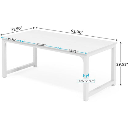 Weißer Schreibtisch 160x80cm – Modernes Home Office & Bürotisch