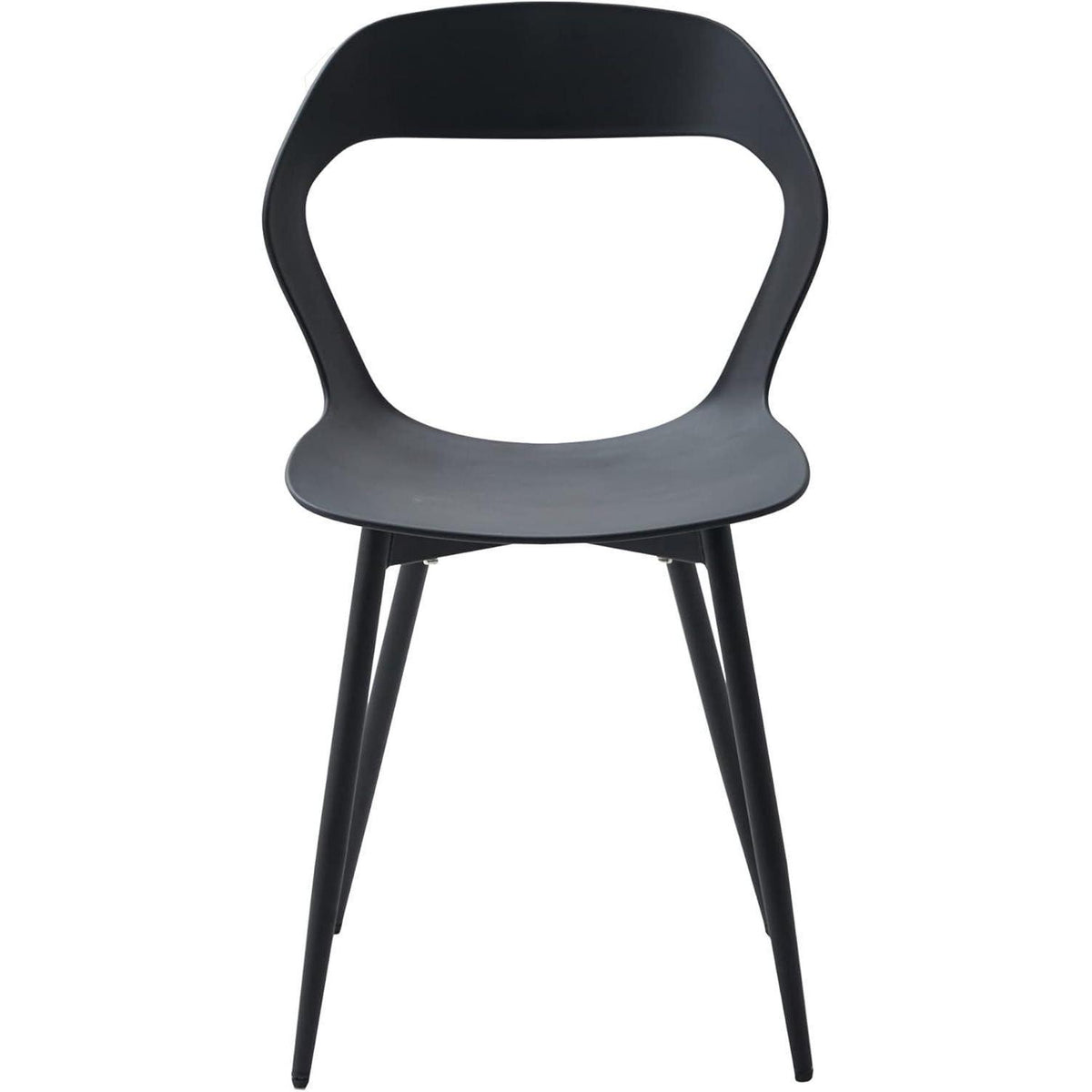 Moderner Esszimmerstuhl Set 4er – Skandinavischer Design Stuhl Schwarz