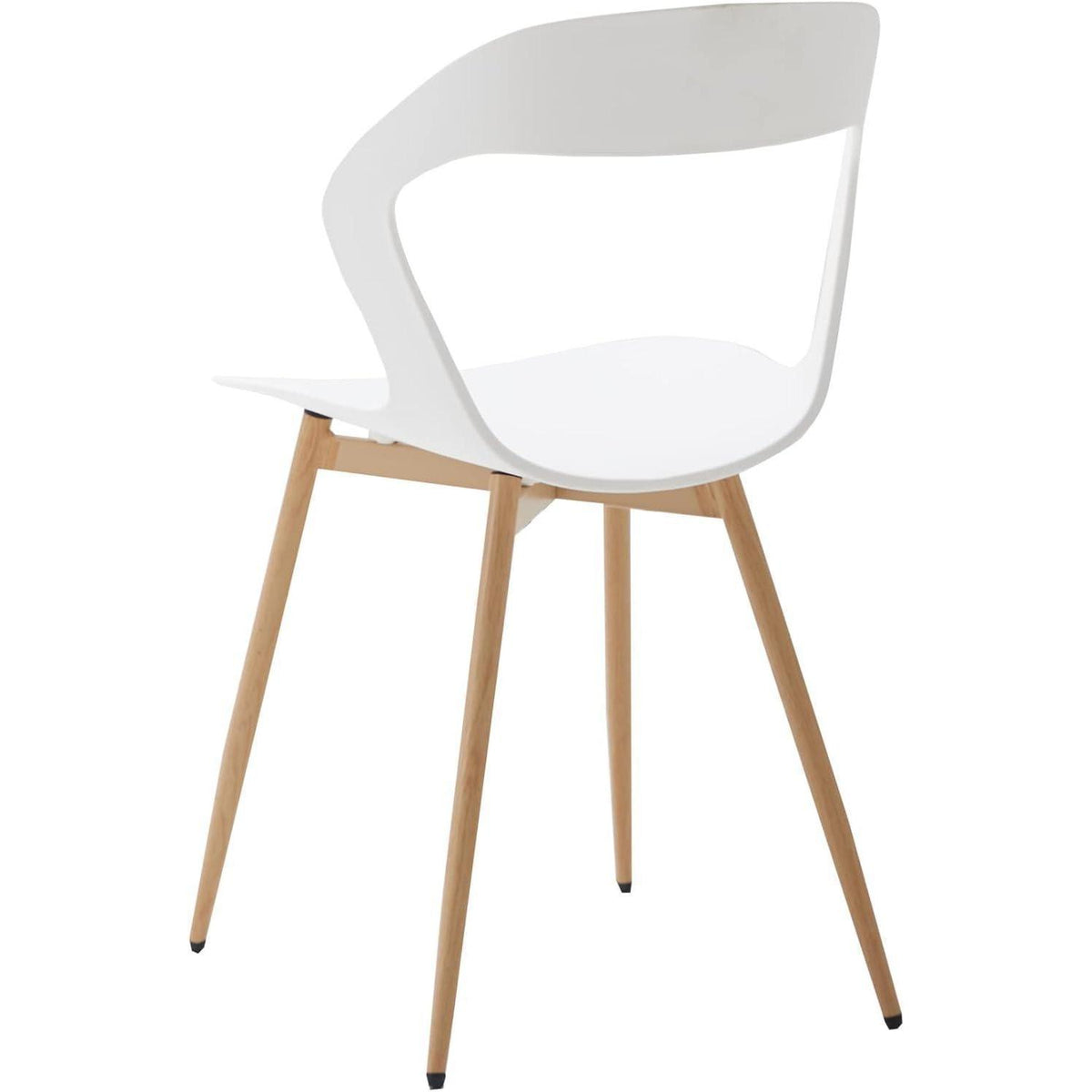 Moderner Esszimmerstuhl Set 4er – Skandinavischer Design Stuhl Weiß