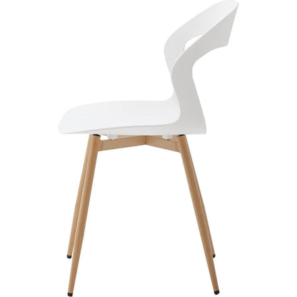 Moderner Esszimmerstuhl Set 4er – Skandinavischer Design Stuhl Weiß