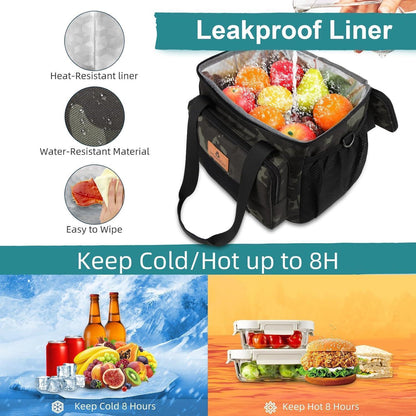Taktische Lunchtasche isoliert, wasserdicht & geräumig