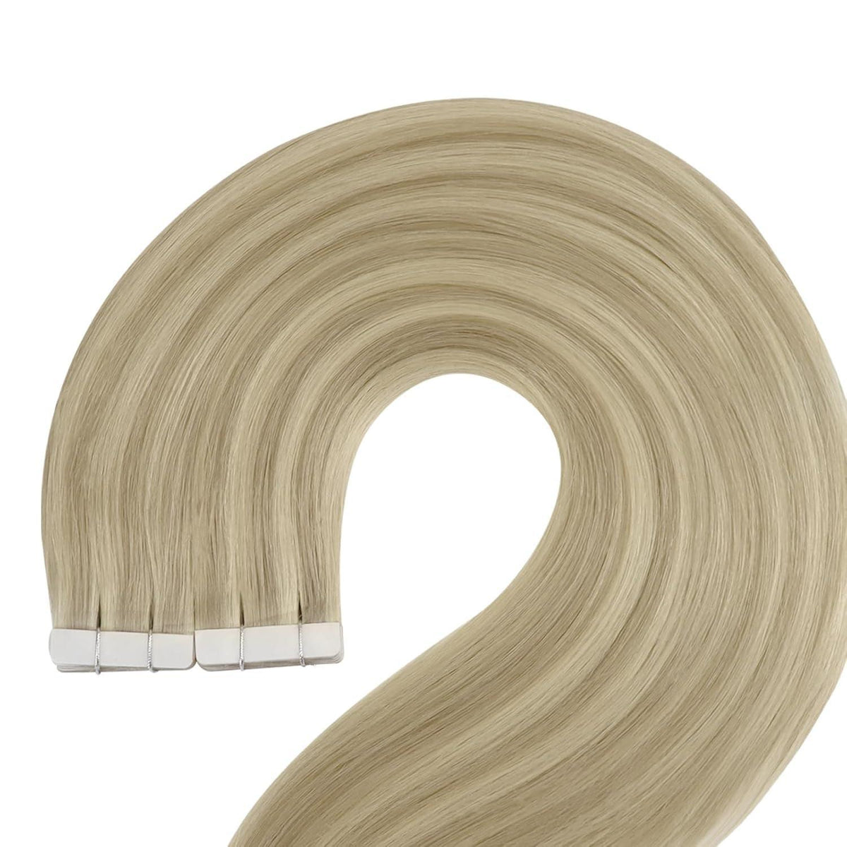 Blond Tape Extensions Echthaar 60 cm – Remy Haare Gerade