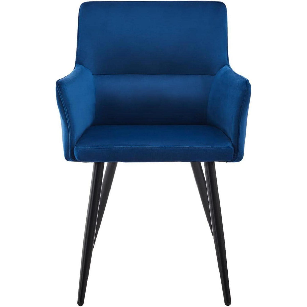 Samt Esszimmerstühle Set 4er-Set, Modern Blau