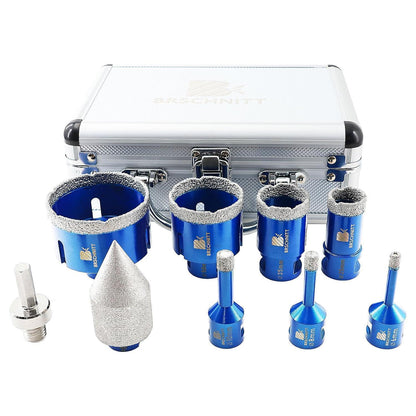 Diamantbohrer & Fasenbohrer Set für Winkelschleifer M14
