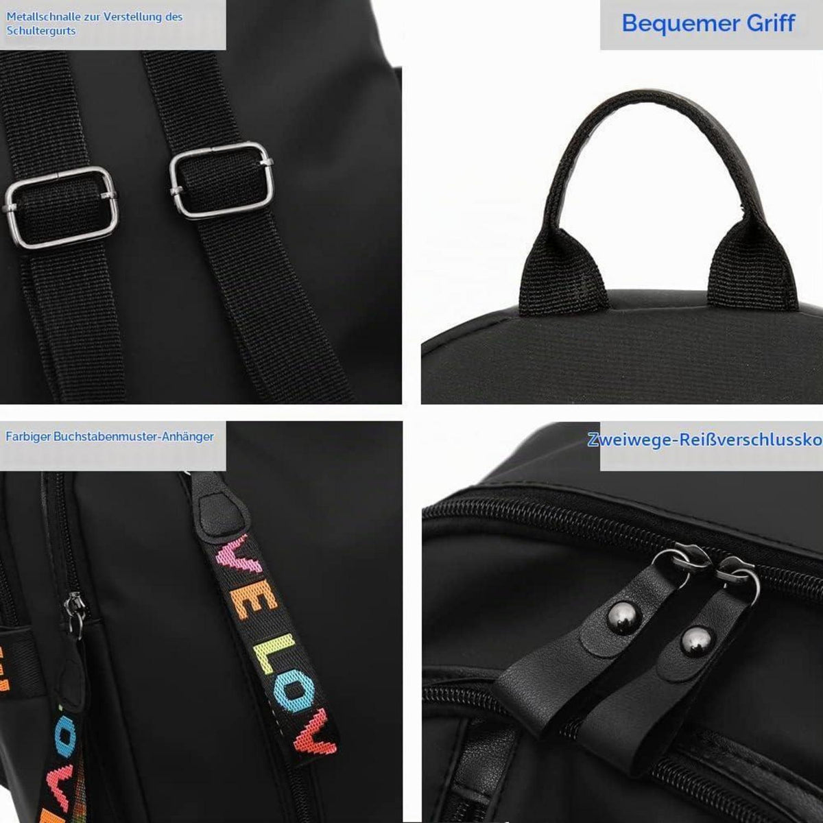 Damen Rucksack Schultertasche – Elegant & Vielseitig für Alltag & Reisen