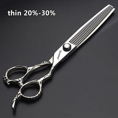 7 Zoll Friseurschere 440C Stahl Set – Professionelle Haarschneideschere
