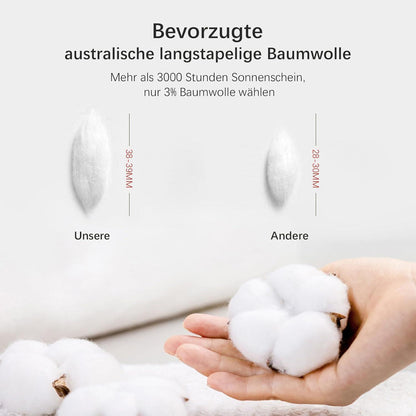 Bettwäsche-Set 135x200 Baumwolle Dunkelgrau Stone Washed Look 4-teilig