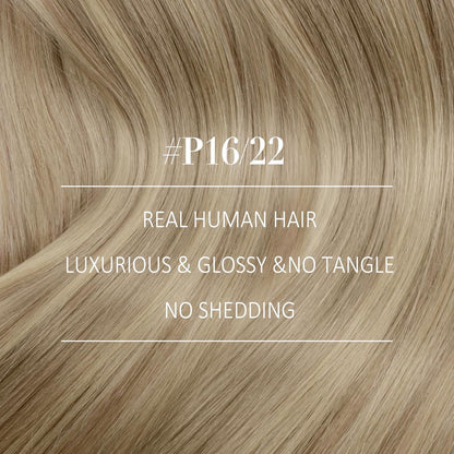 Blond Echthaar Tressen 55cm – Remy Haare zum Einnahen