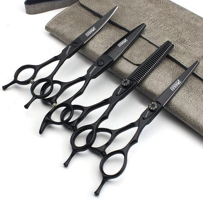Professionelle Friseurschere 6 Zoll – 4er Set, Japan 440C Stahl