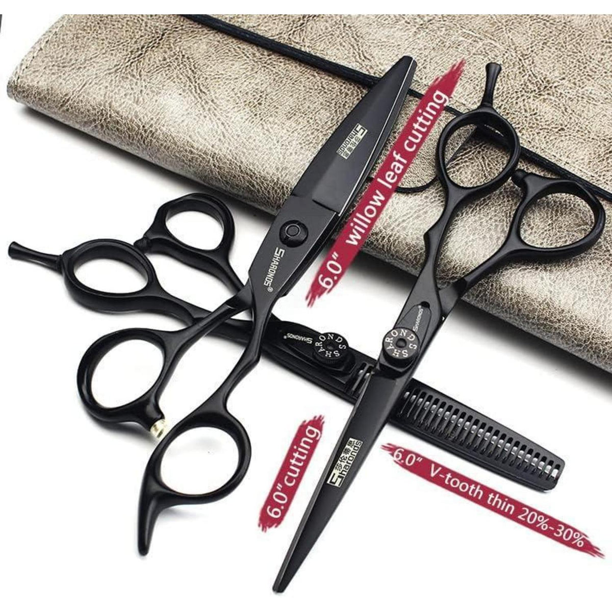 Professionelle Friseurschere 440C Edelstahl 15,2cm 3er Set
