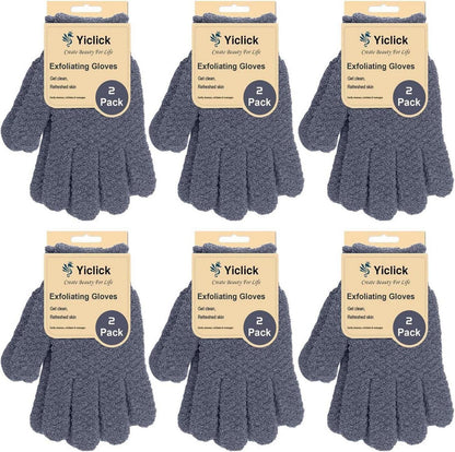 Peeling-Handschuhe 12 Stück Körperpeeling Schwamm Luffa