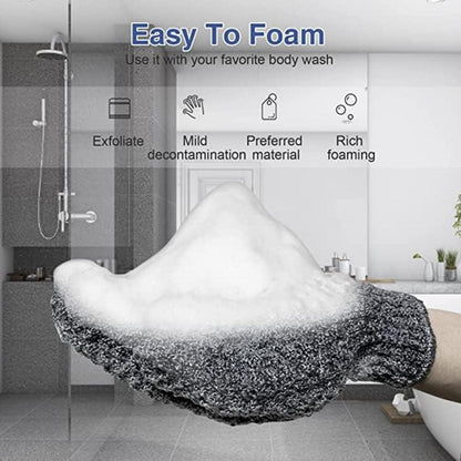 Peeling-Handschuhe 6 Paar Körperpeeling Schwamm Luffa-Waschlappen