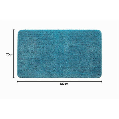 Badematte rutschfest Türkis 70x120 cm - Mikrofaser Fußmatte