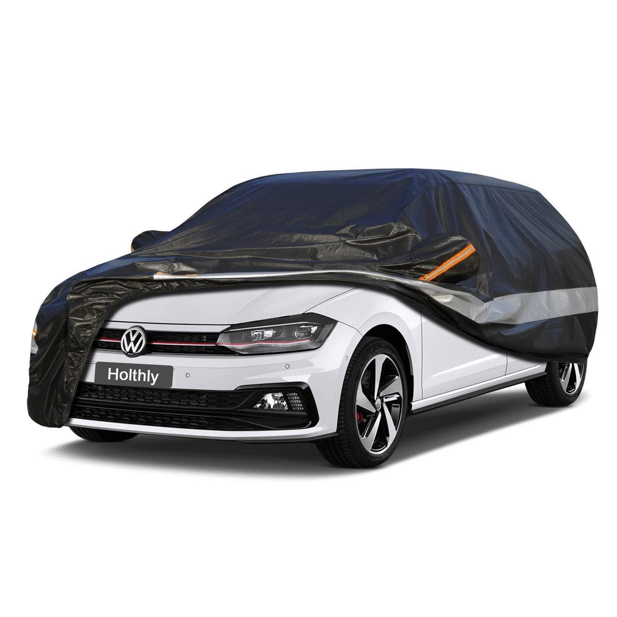 10-Schicht Auto Abdeckplane | Wasserdicht, UV-Schutz, Passend VW Polo/Clio/Yaris