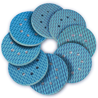 Schleifpapier 125mm Zirkonoxid 64tlg. Körnung Mix für Exzenterschleifer