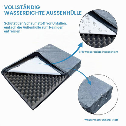 Orthopädisches Hundebett XXL – Wasserdicht & Bequem