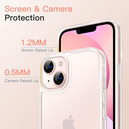 iPhone 13 Hülle matt durchscheinend, stoßfest Militärstandard