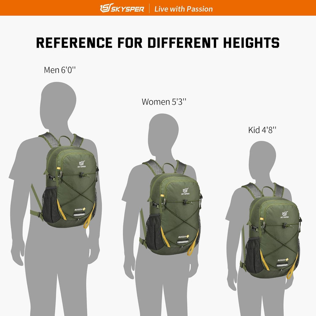 Wanderrucksack 20L Trekkingrucksack Outdoor Rucksack Tagesausflüge
