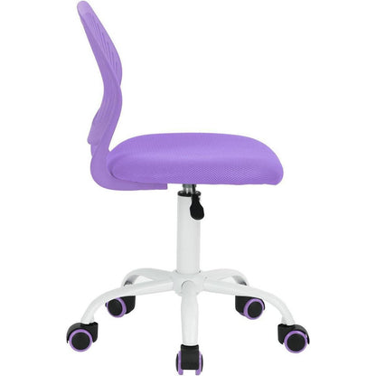 2er Set Lila Schreibtischstuhl Ergonomisch Verstellbar