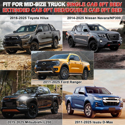 Pick-up Autoabdeckung wasserdicht für Ford Ranger, Hilux, Navara