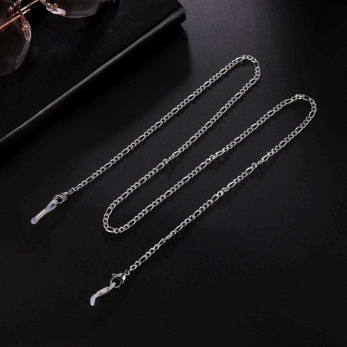 Edelstahl Figaro Brillenkette – Vergoldet & Silberfarben