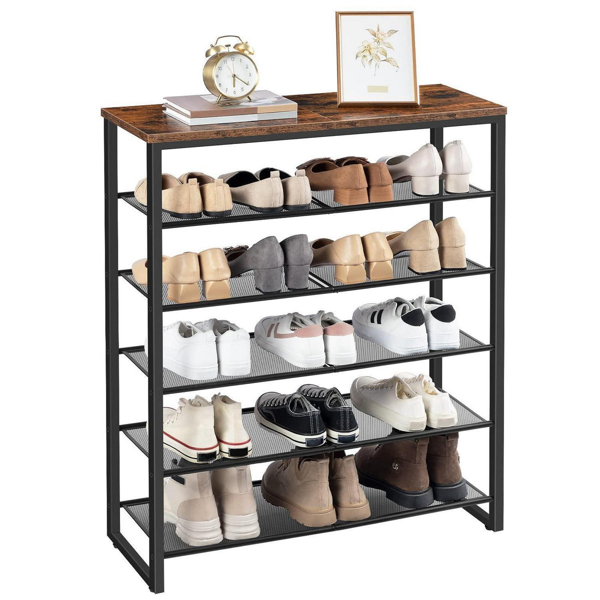 6-stufiges Schuhregal – Schuhablage für 18-24 Paar Schuhe